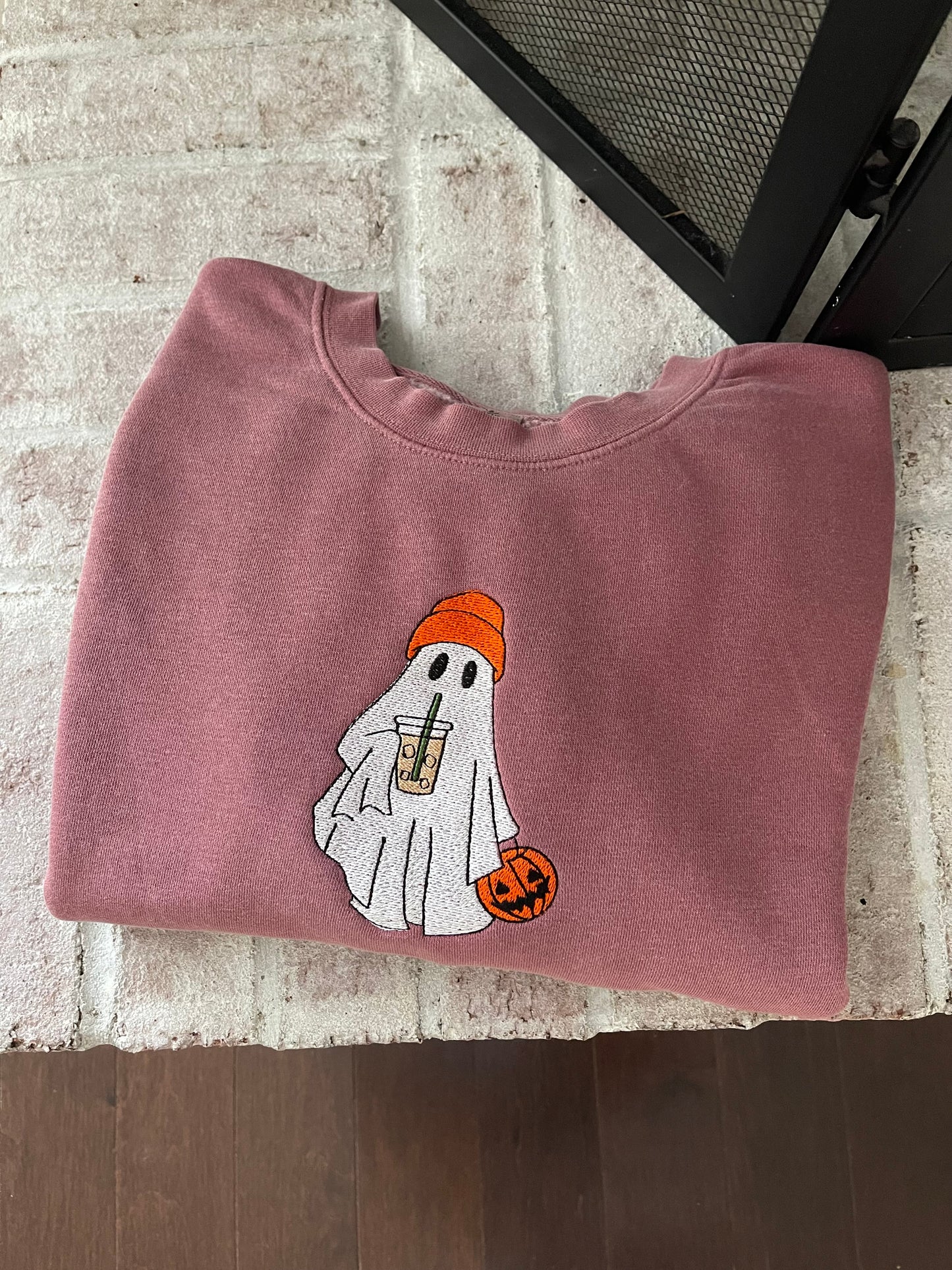 Ghostie w/ coffee | midweight pigment dye crew