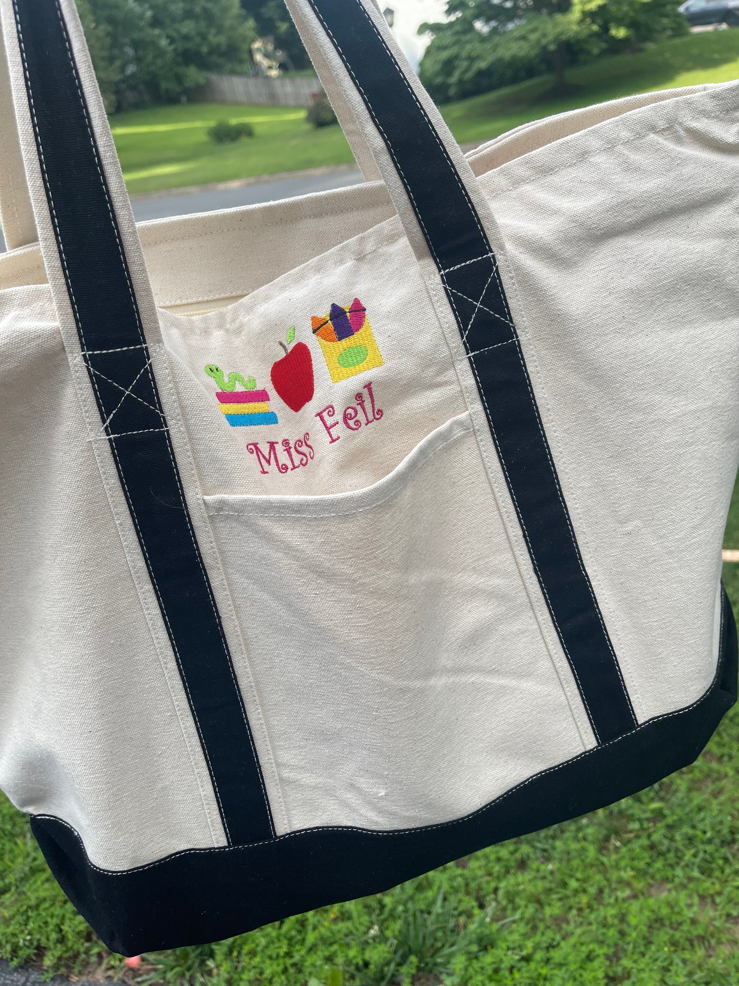 Custom XL tote