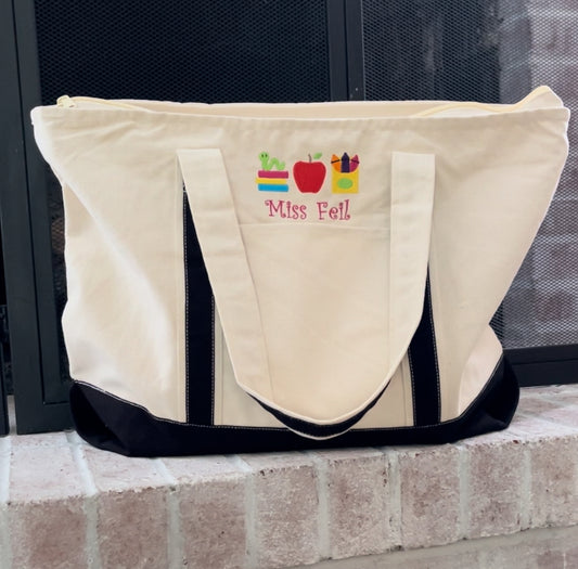 Custom XL tote